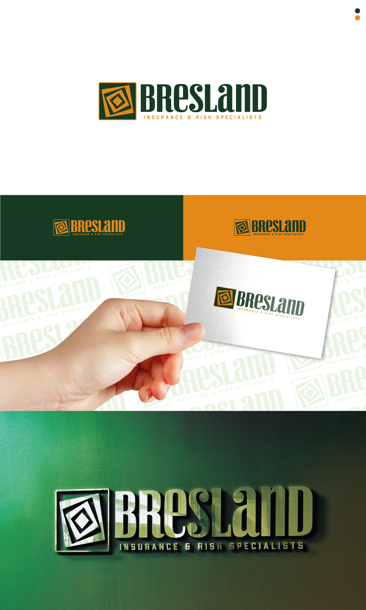 Diseño de Logo por john fernandez para Bresland Insurance & Risk Specialists | Diseño #25599939