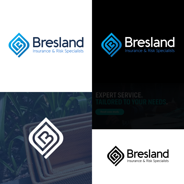 Logo-Design von Anhlee für Bresland Insurance & Risk Specialists | Design #26103912