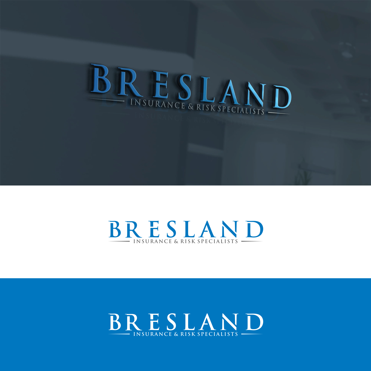 Logo Design by suthita 2 for Bresland Insurance & Risk Specialists | Design #25550520