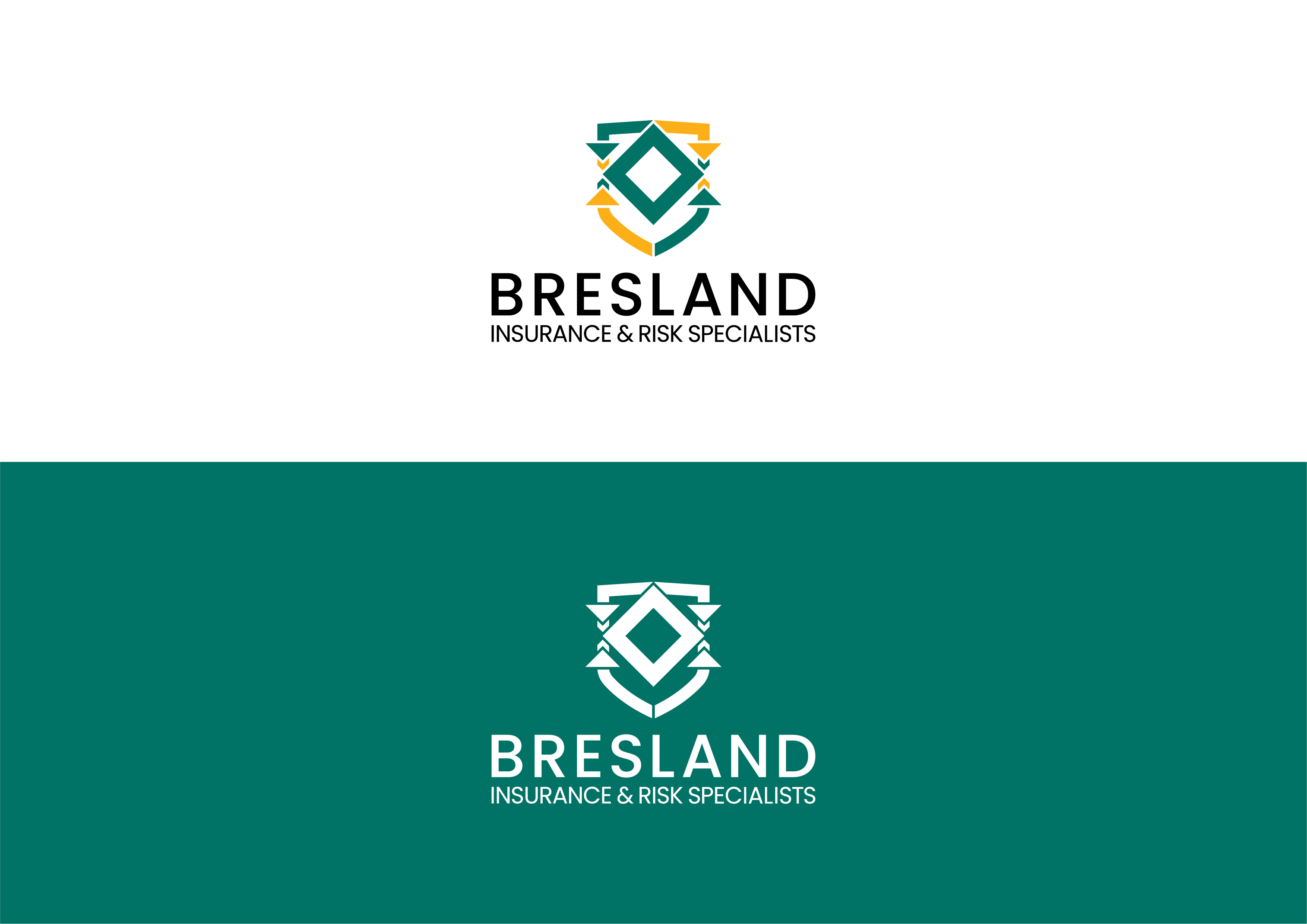 Diseño de Logo por phosphorus para Bresland Insurance & Risk Specialists | Diseño #25609991