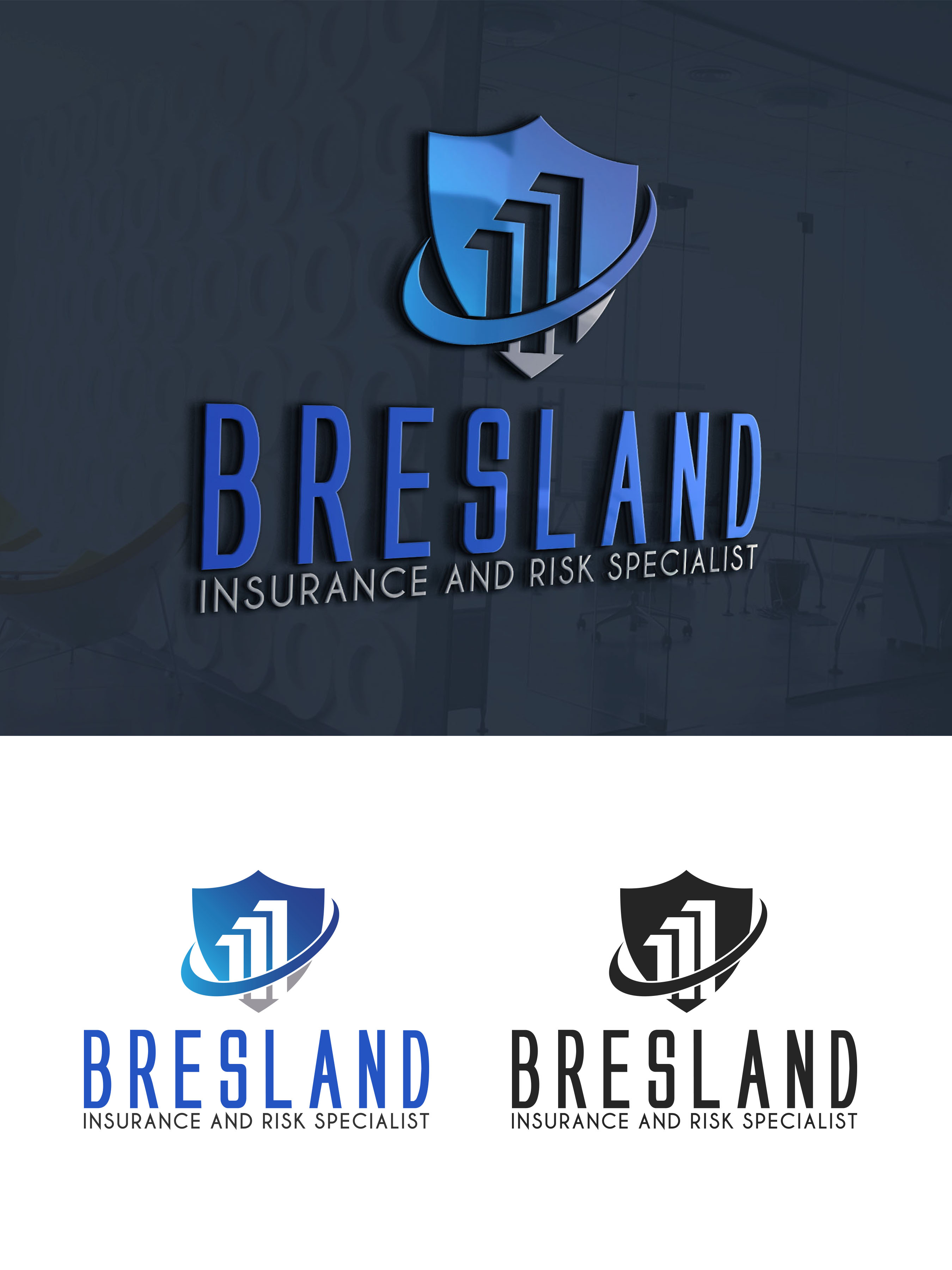Logo Design by VanR for Bresland Insurance & Risk Specialists | Design #25618568