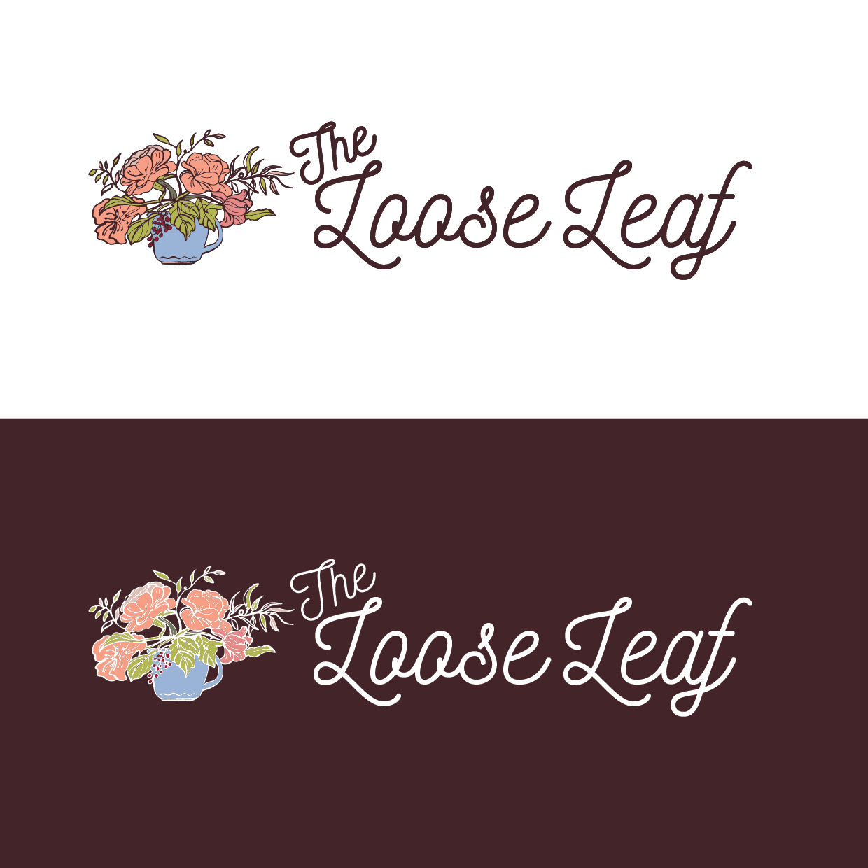 Logo Design by INGA DESIGN for The Loose Leaf | Design #25556893