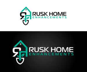 Rusk Home Enhancements | Logo Design by blue eye