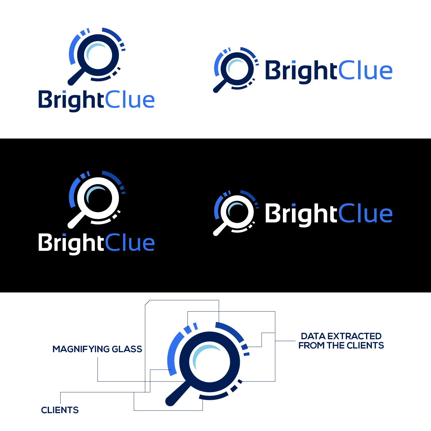Logo Design by sangeloenriquez for BrightClue | Design #25573391