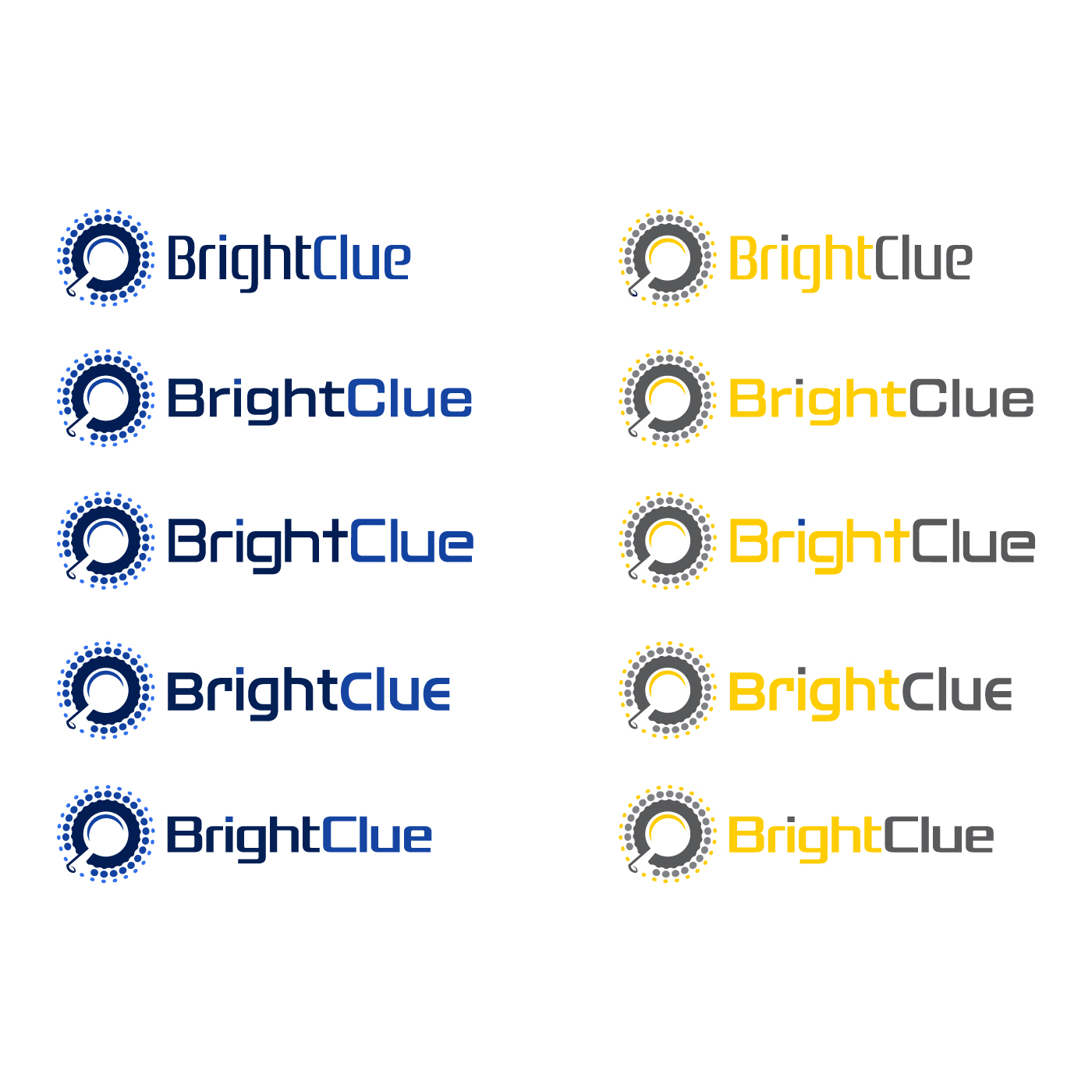 Logo Design by sangeloenriquez for BrightClue | Design #25582287