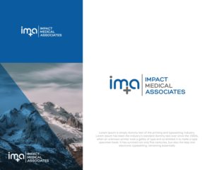 Impact Medical Associates or IMA Clinic | Logo Design by Apple Dsigner