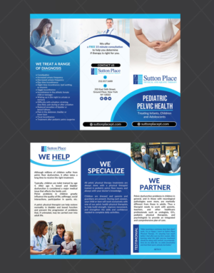 Pediatric Pelvic Health Brochure | Diseño de Flyer por DA.