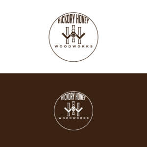 Hickory Honey Woodworks | Logo Design by Graphic Bricks