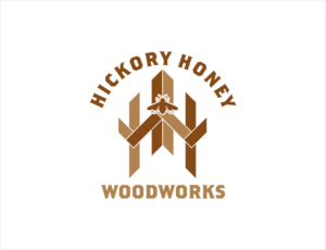 Hickory Honey Woodworks | Logo Design by BNdesigner