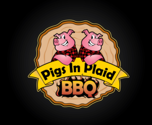 Pigs In Plaid | Logo Design by blue eye