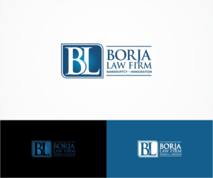 Borja Law Firm Bankruptcy ~ Immigration | Logo Design by Robby SC