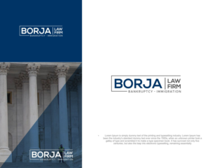 Borja Law Firm Bankruptcy ~ Immigration | Logo Design by SigmaStudio