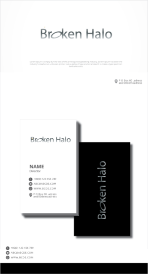 Logo Design by graphicevolution for Broken Halo  | Design: #25572096