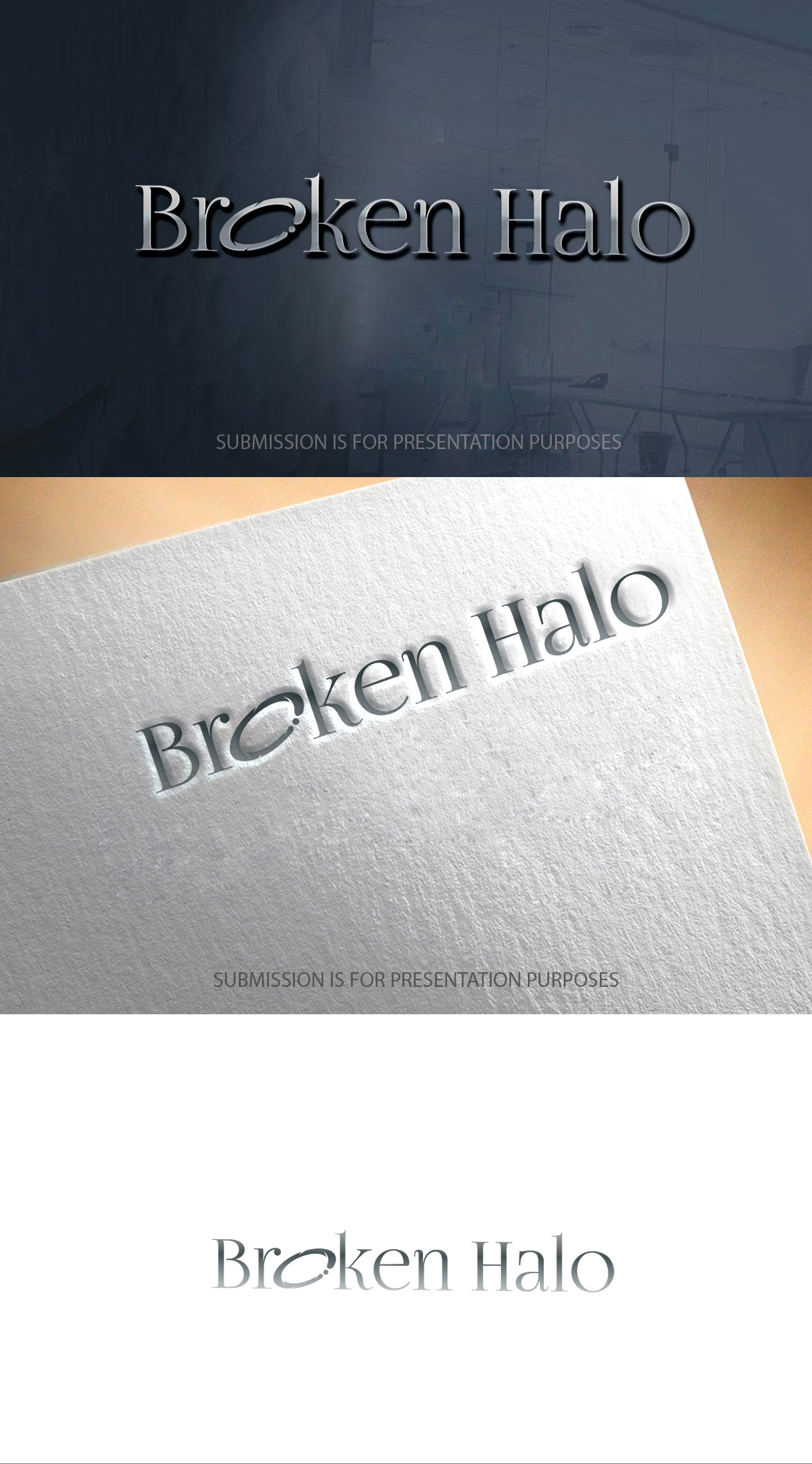 Logo Design by graphicevolution for Broken Halo  | Design #25572104