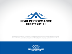 Peak Performance Construction | Logo Design by dharlan