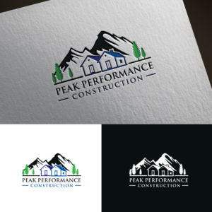 Peak Performance Construction | Logo Design by sankar999