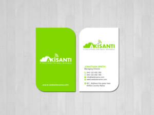 Business Card Design by Creations Box 2015 for Akisanti | Design: #25560856