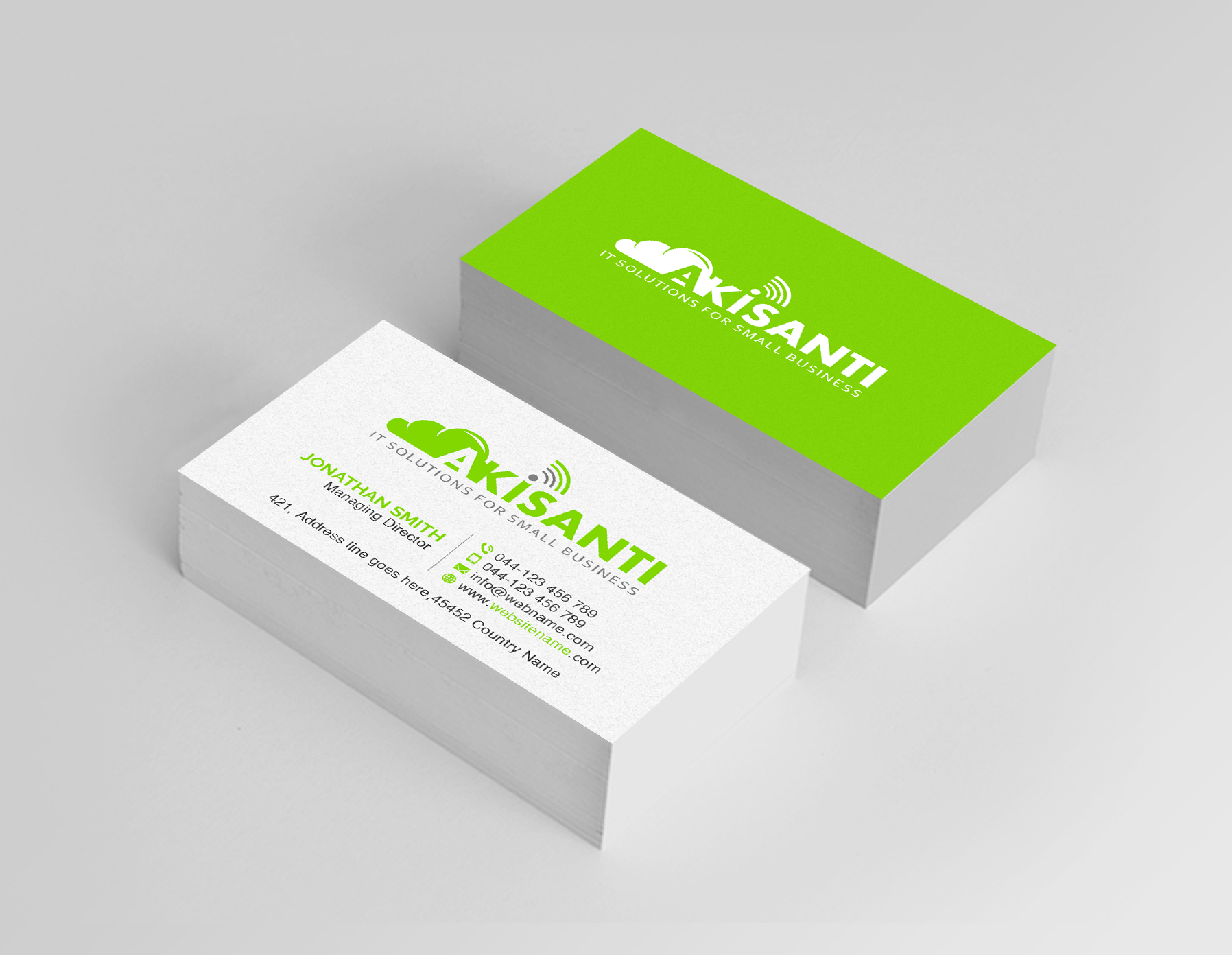 Business Card Design by Creations Box 2015 for Akisanti | Design #25560870