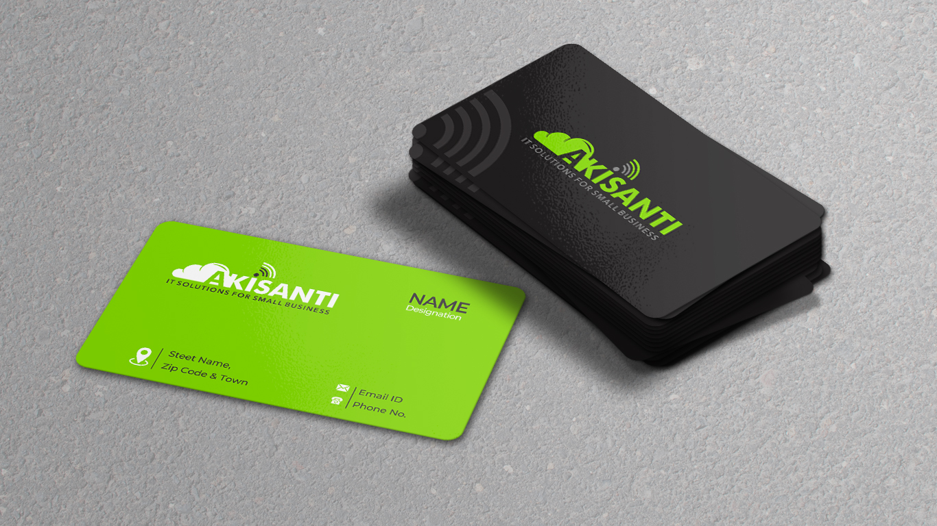 Business Card Design by Dave Paresh for Akisanti | Design #25553558