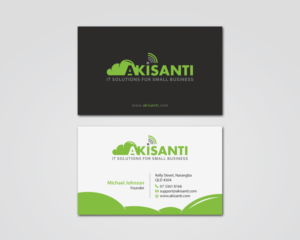 Business Card Design by MDesign for Akisanti | Design #25558266