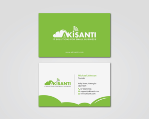 Business Card Design by MDesign for Akisanti | Design: #25558272