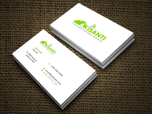 Business Card Design by Pictache for Akisanti | Design: #25554004