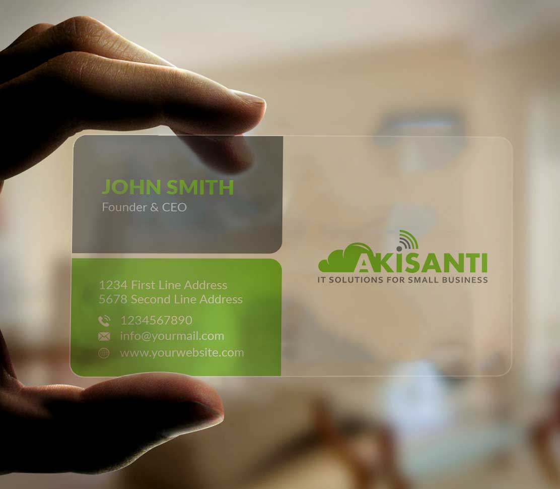 Business Card Design by Musa. A for Akisanti | Design #25557137