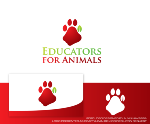 Diseño de Logo por alvinnavarra para Educators For Animals | Diseño: #25588805