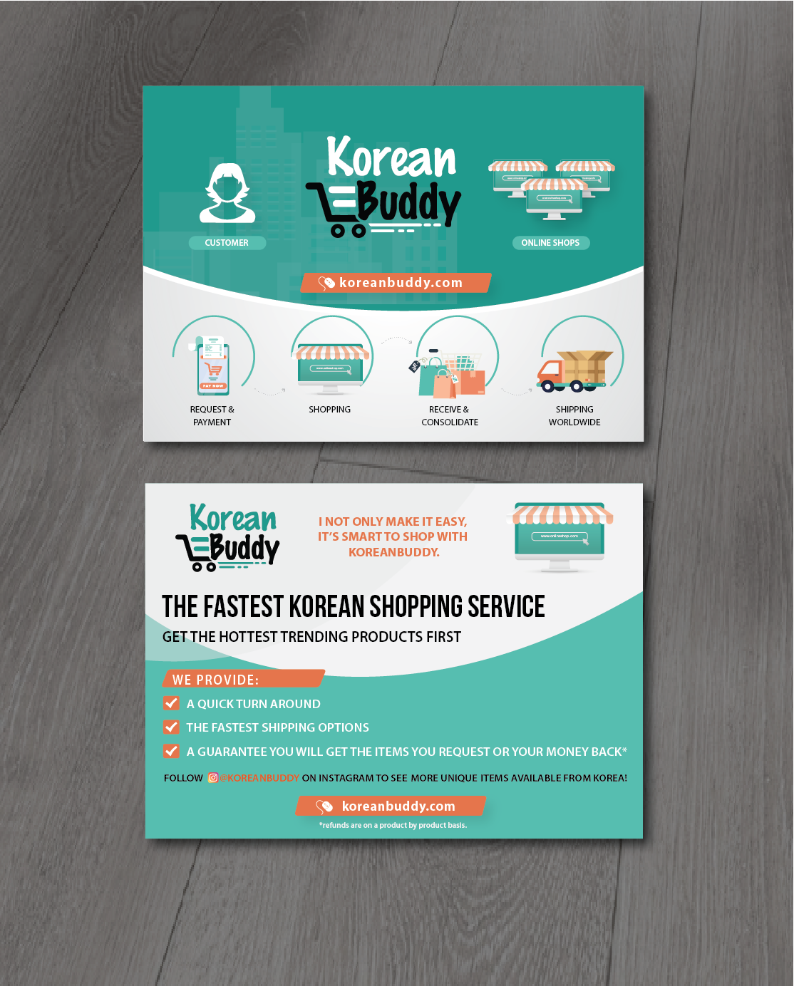 Flyer Design by alex989 for KoreanBuddy | Design #25619539