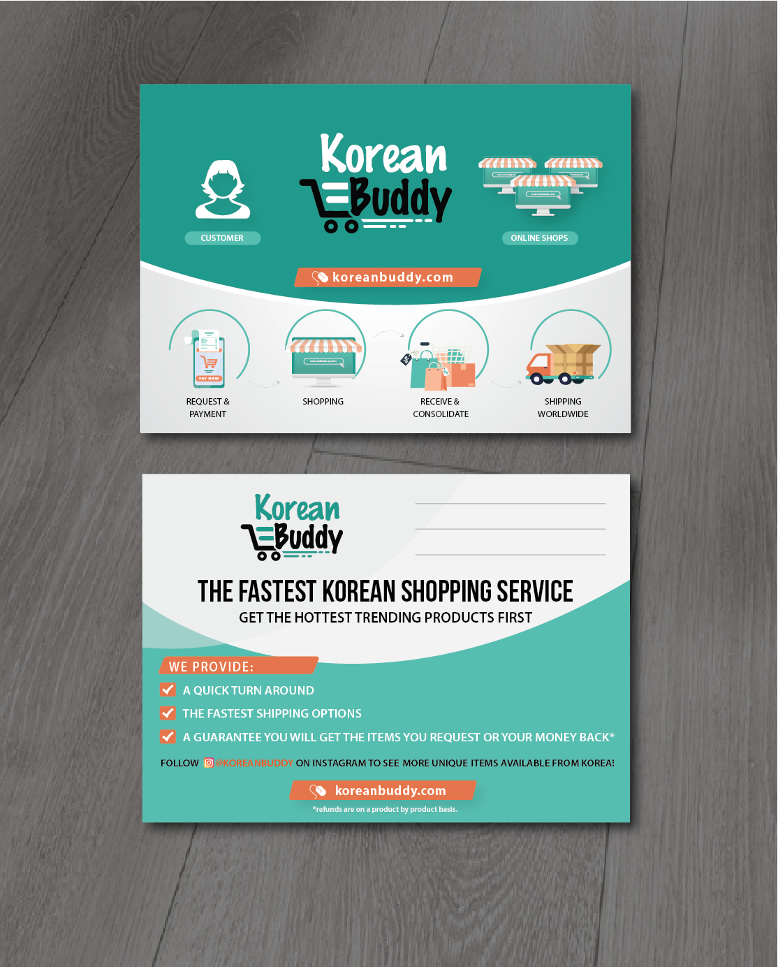 Flyer Design by alex989 for KoreanBuddy | Design #25626257