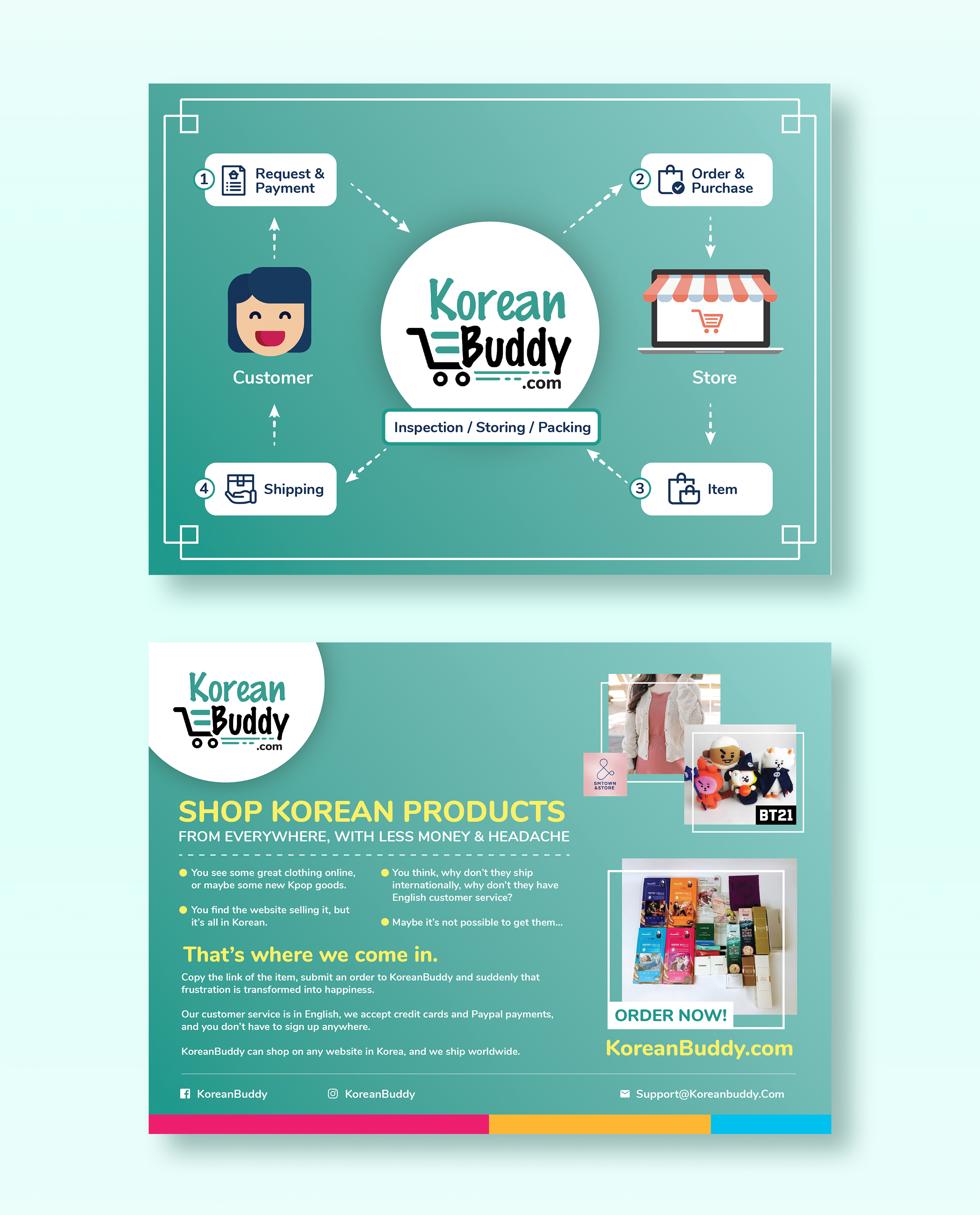 Flyer Design by sun_design for KoreanBuddy | Design #25592955