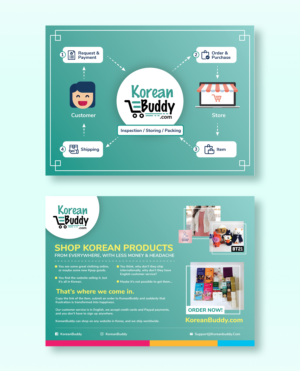 Flyer Design by sun_design for KoreanBuddy | Design #25592955