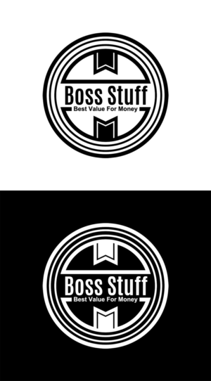 Boss Stuff - Small slogan underneath (Recommends) possible icon if it enhances the logo | Logo Design by D'Mono