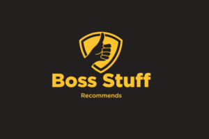 Boss Stuff - Small slogan underneath (Recommends) possible icon if it enhances the logo | Logo Design by Tharangafirst
