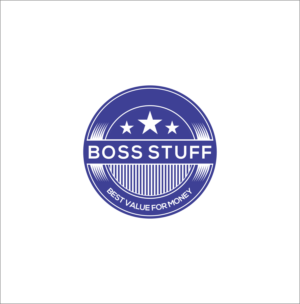 Boss Stuff - Small slogan underneath (Recommends) possible icon if it enhances the logo | Logo Design by ERLANDO RONTE RDJ