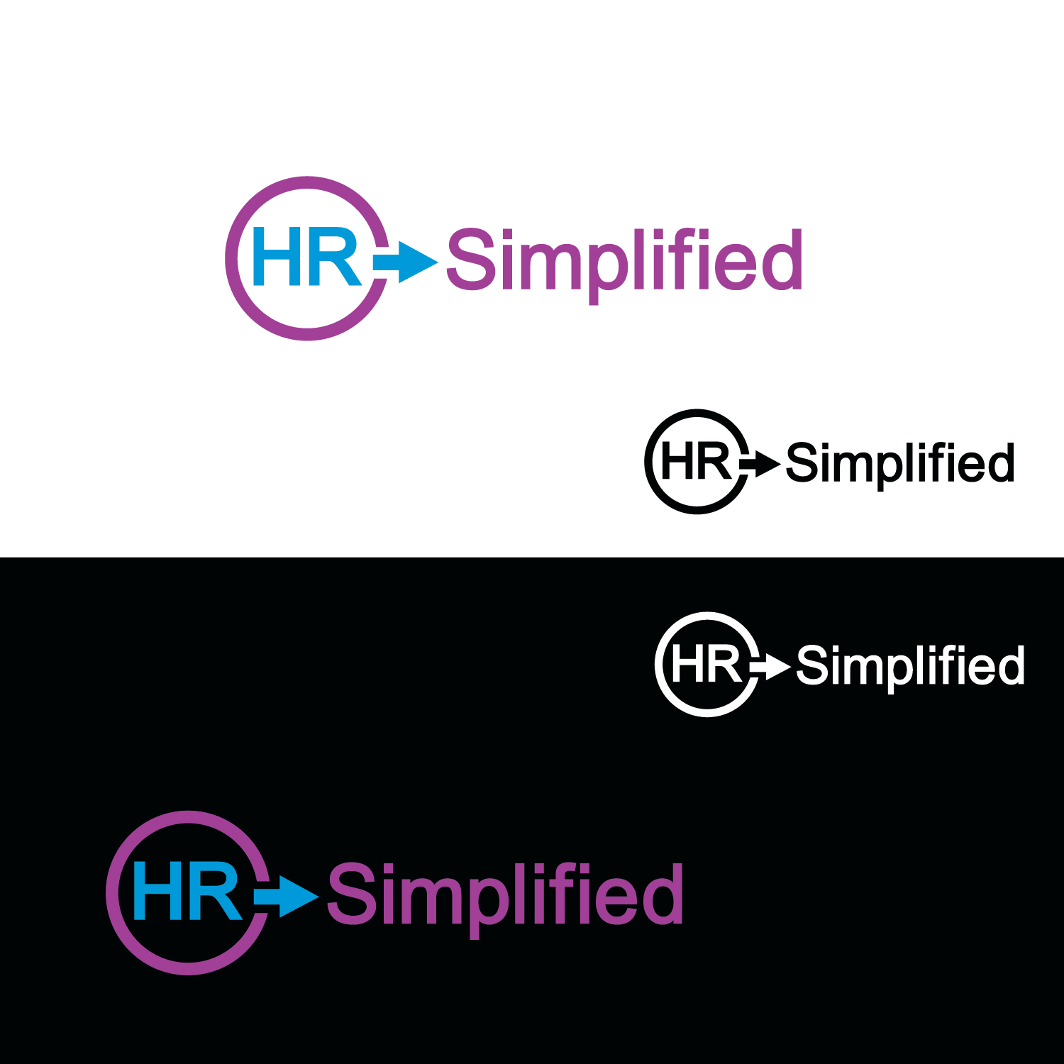 Logo Design by emptyboxgraphics for HR Simplified  | Design #25567154