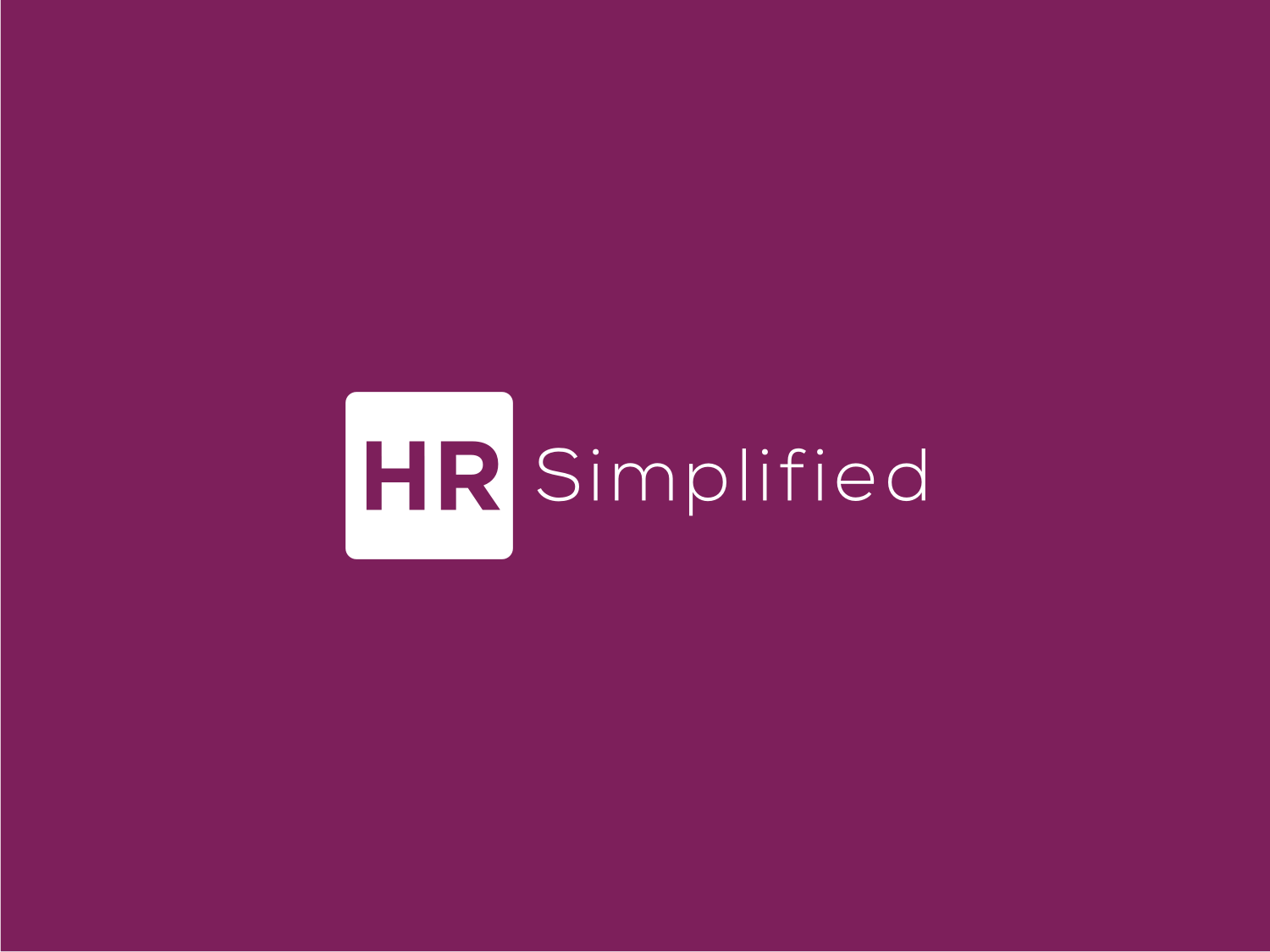 Logo Design by R16 for HR Simplified  | Design #25566332