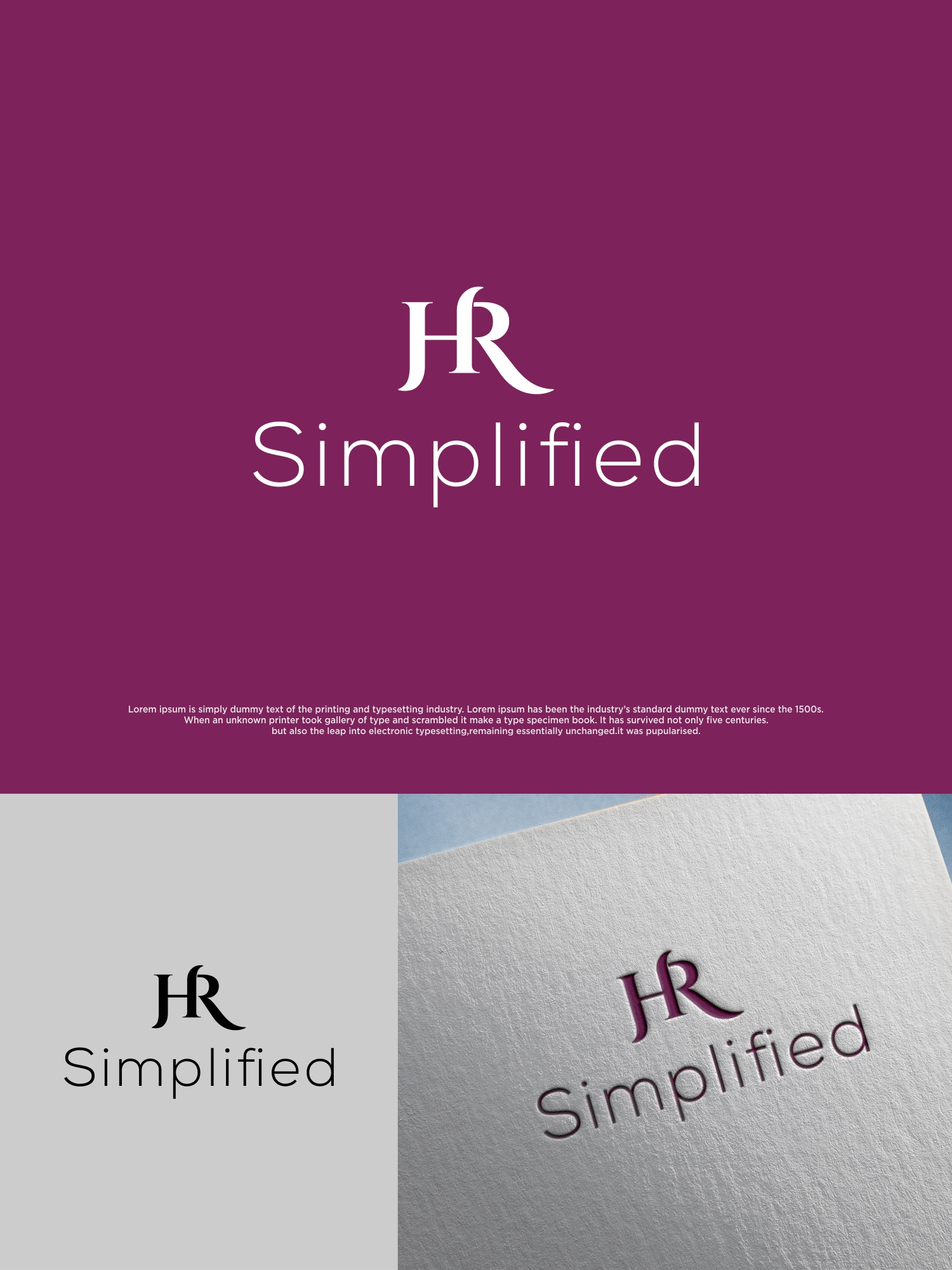Diseño de Logo por 2662 DESIGN para HR Simplified  | Diseño #25566624