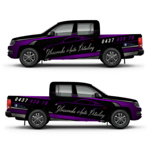 Detailers work vehicle new artwork | Car Wrap Design by Yoga Tri