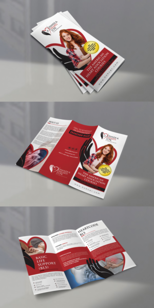Tri-fold brochure needed for company offering CPR courses | Diseño de Brochure por BLUE WINGS