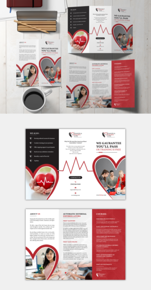 Tri-fold brochure needed for company offering CPR courses | Diseño de Brochure por ZeneFashions