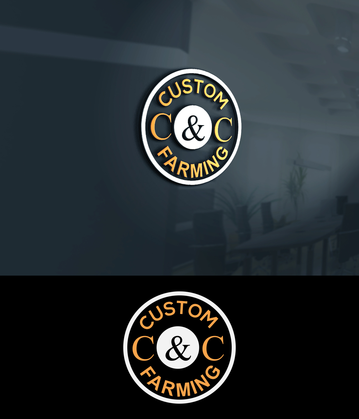 Diseño de Logo por romasa design555 para C&C Custom Framing | Diseño #25565500