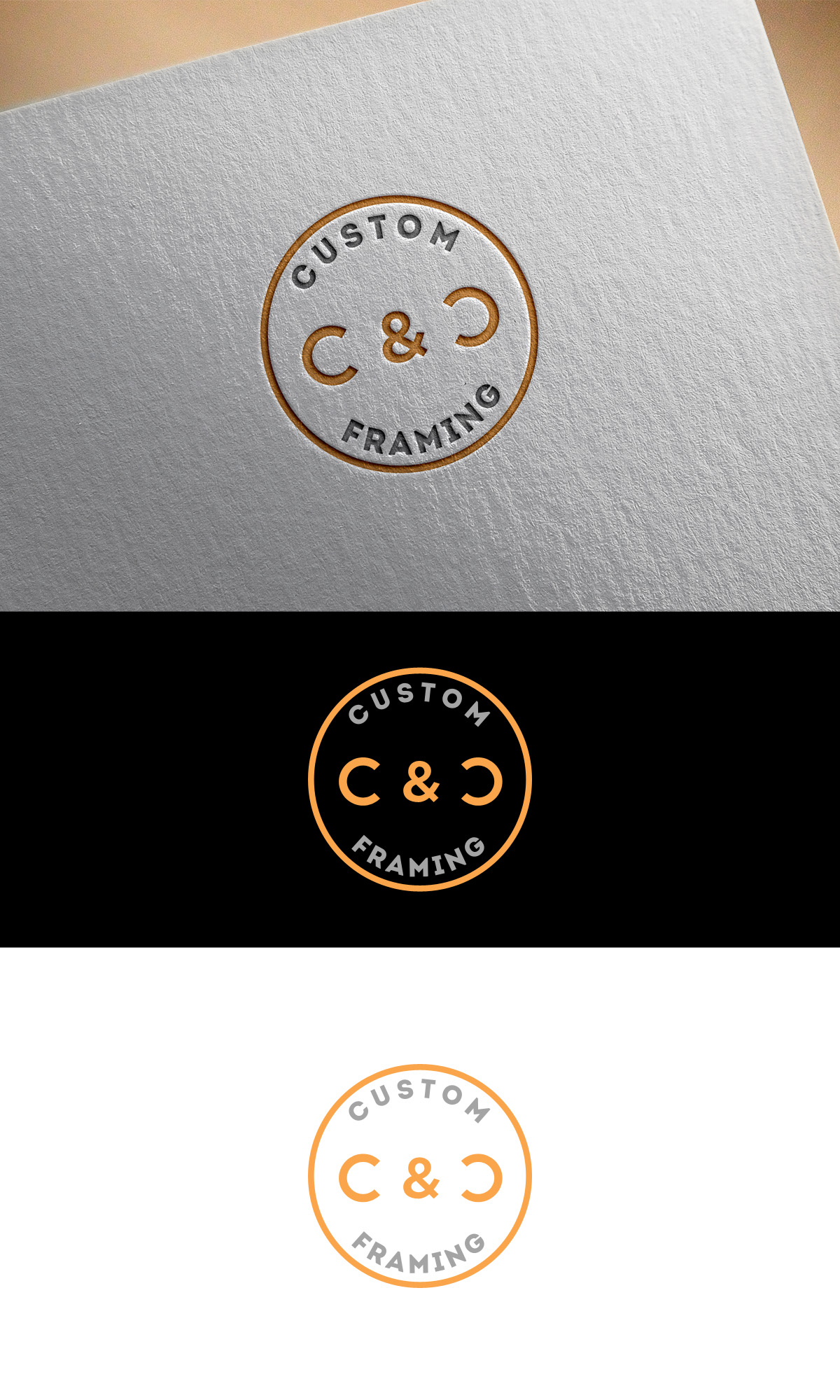 Diseño de Logo por logo_s para C&C Custom Framing | Diseño #25567695