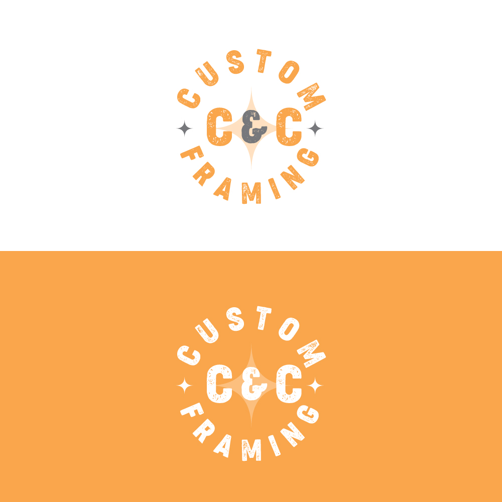 Logo Design by Sujit Banerjee for C&C Custom Framing | Design #25571716