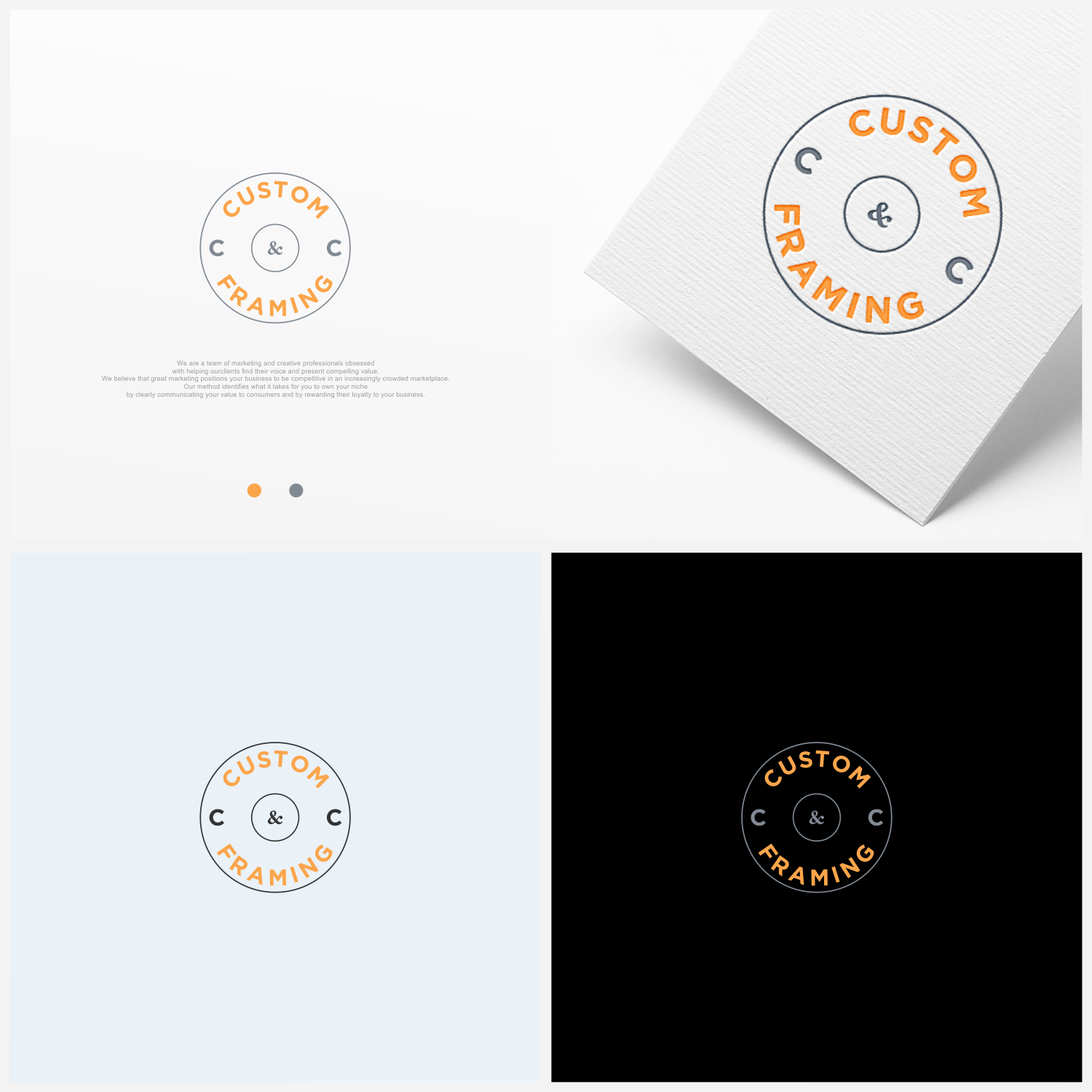 Design de Logo par vintana pour C&C Custom Framing | Design #25568000