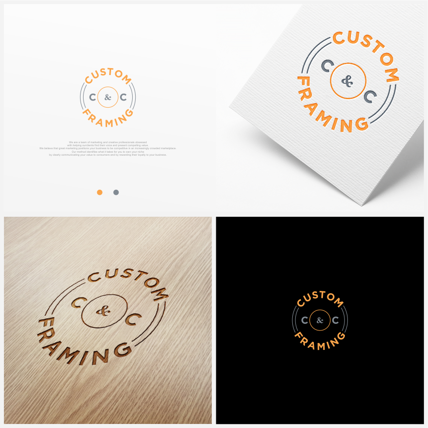 Design de Logo par vintana pour C&C Custom Framing | Design #25568011