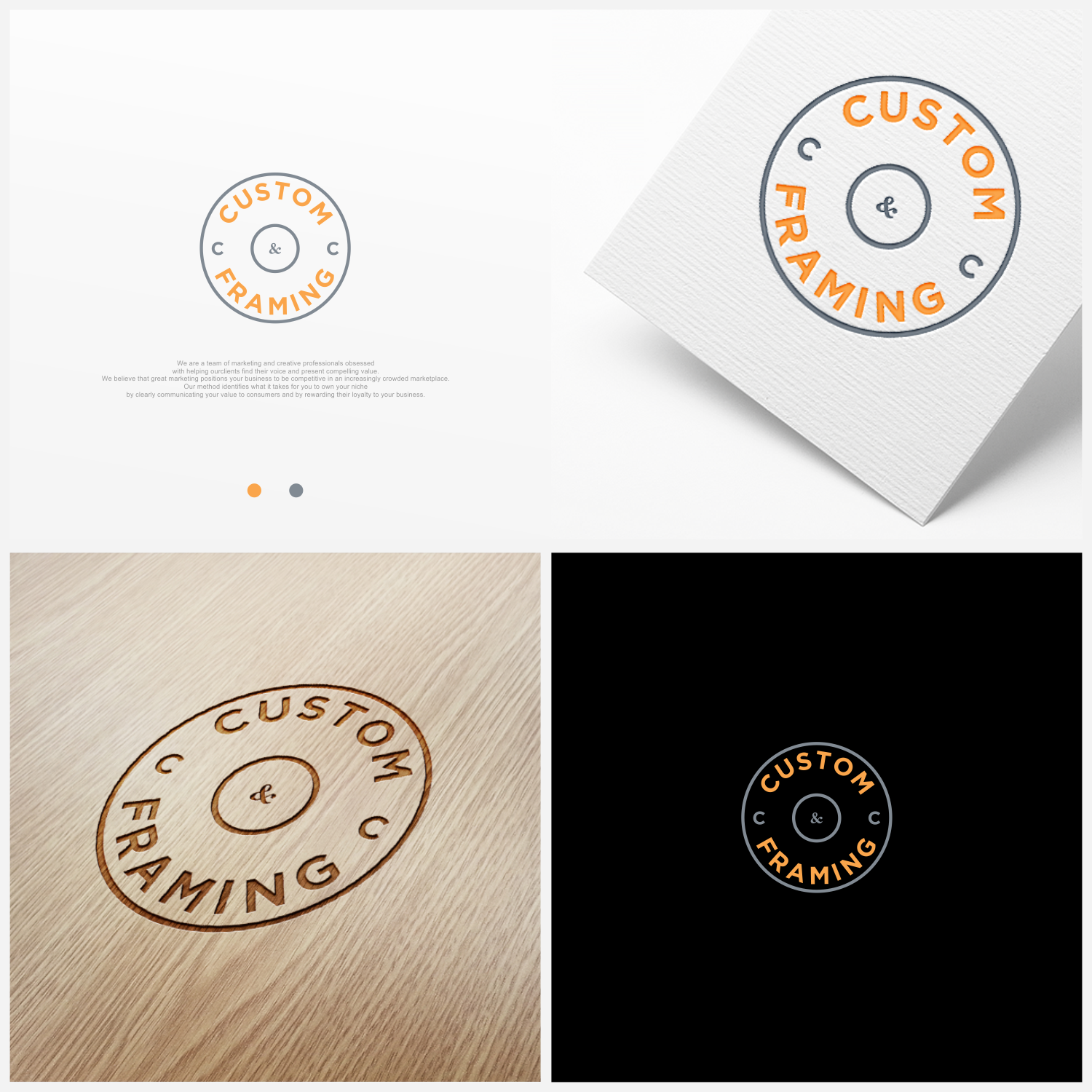 Design de Logo par vintana pour C&C Custom Framing | Design #25568053