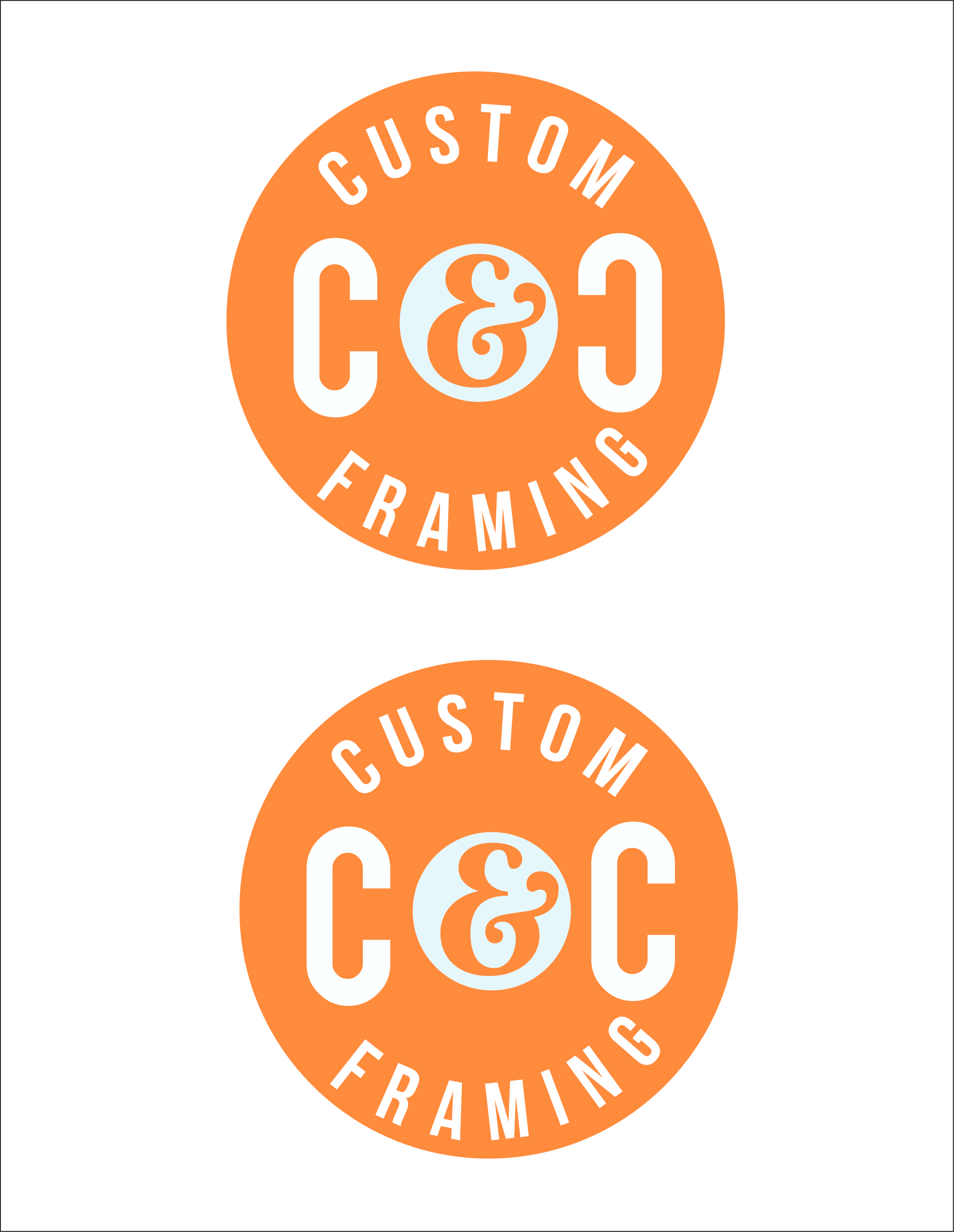 Logo Design by AMBOGEStudios for C&C Custom Framing | Design #25568639