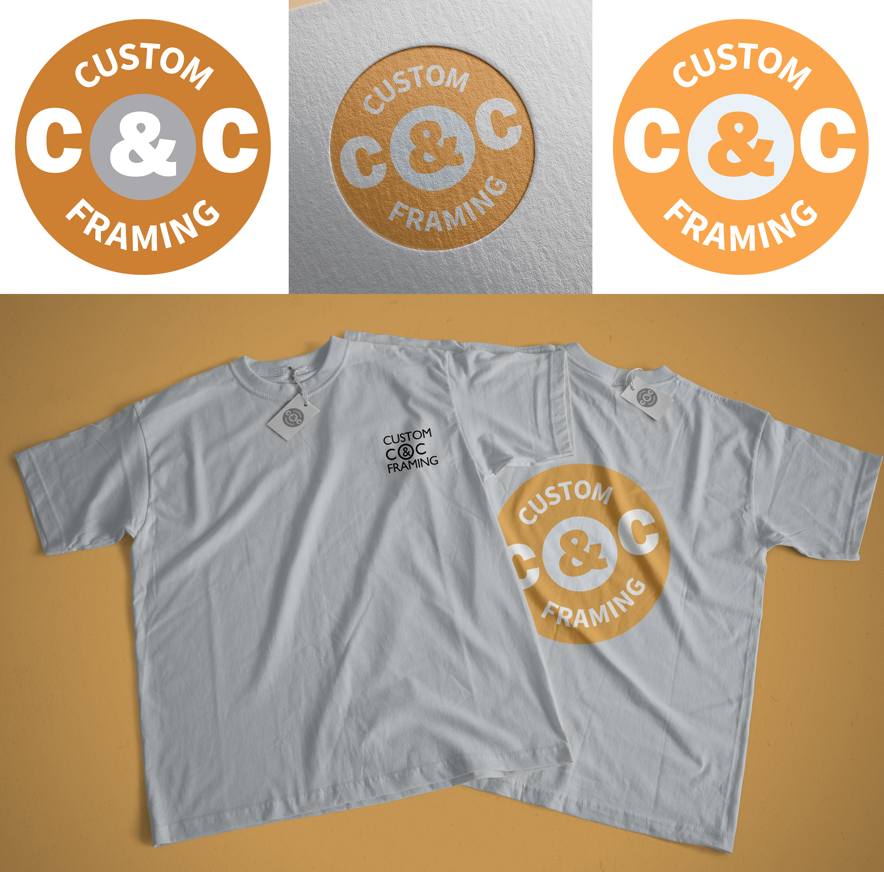 Logo Design by BlackWolf creations for C&C Custom Framing | Design #25582493