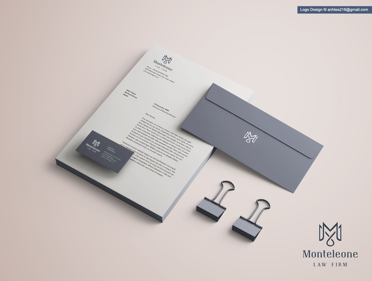 Logo Design by Anhlee for Monteleone Law | Design #25604121